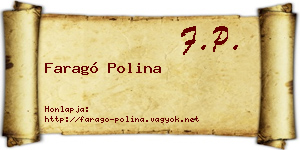 Faragó Polina névjegykártya